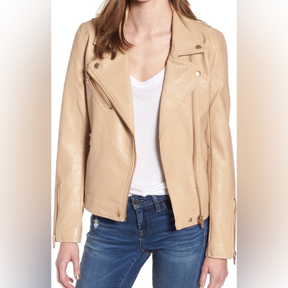 Blank NYC faux leather jacket, size small. NWT